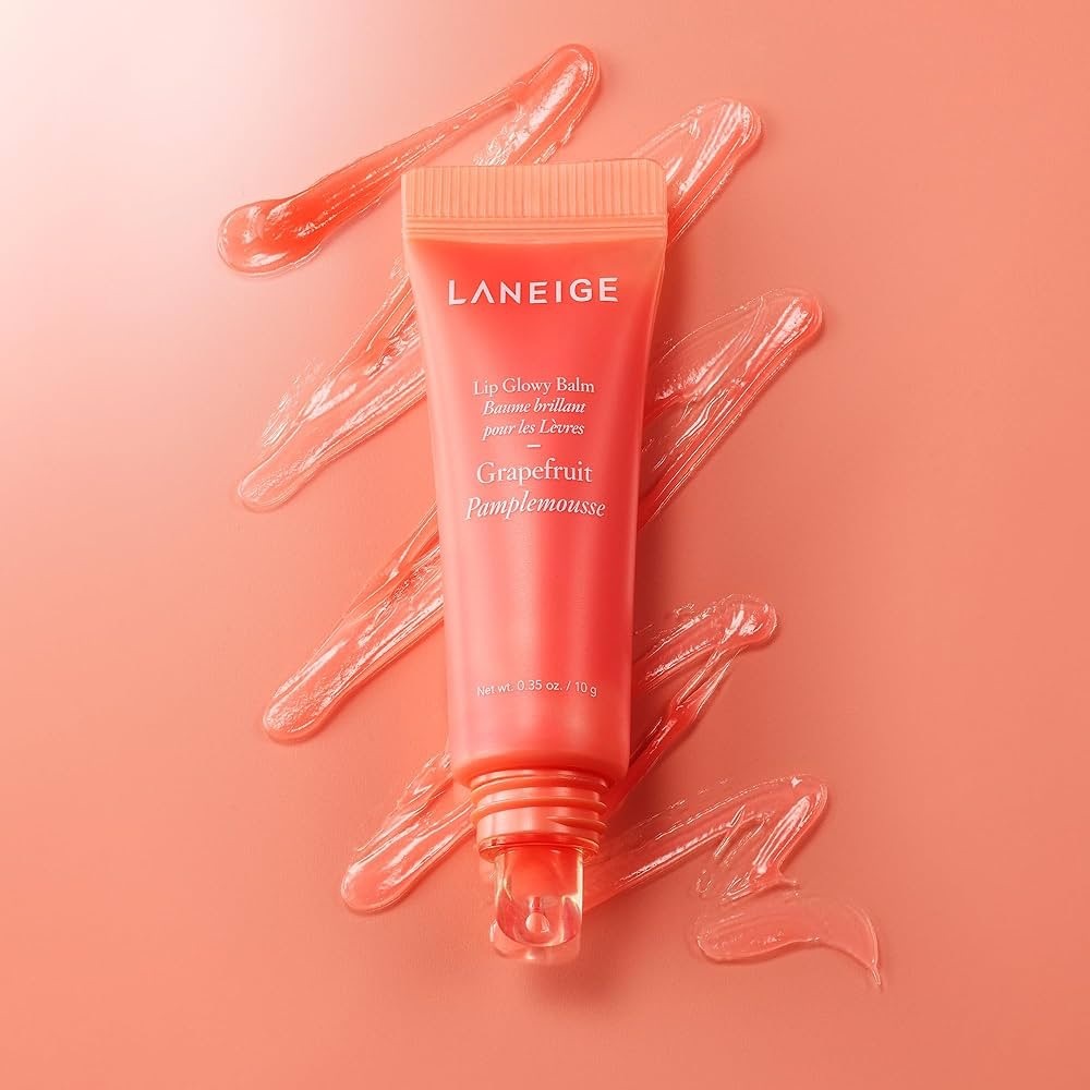 LANEIGE LIP GLOWY BALM In GRAPEFRUIT Full Size 0.35 Oz. NEW IN BOX! - Picture 6 of 11